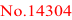 No.14304